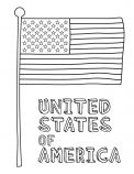 kolorowanki amerykanska flaga do pobrania online 