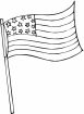 malowanki amerykanska flaga do druku 
