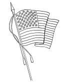malowanki amerykanska flaga do druku online 