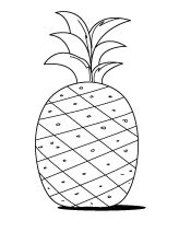 malowanki ananasy do druku online 1