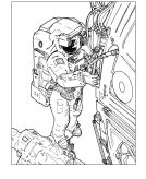 kolorowanki astronauta do pobrania 1