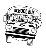 kolorowanki autobus szkolny do pobrania 1