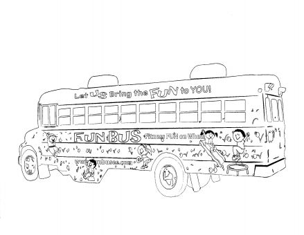 malowanki autobus szkolny do druku online 