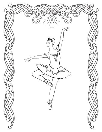 malowanki balet do druku online 