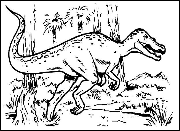 malowanki dinozaury do pobrania online 1