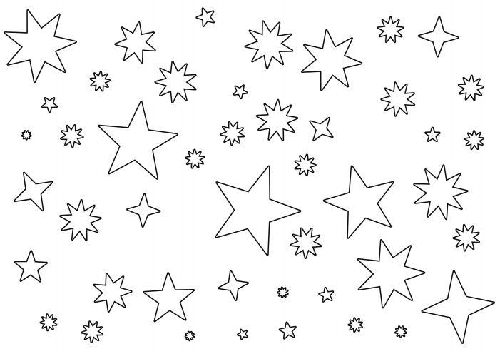 malowanki gwiazdy do druku online 1