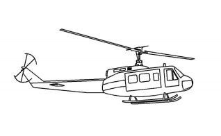 kolorowanki helikopter do druku online 