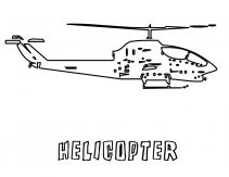 kolorowanki helikopter do pobrania online 