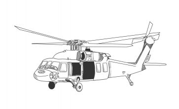 malowanki helikopter do druku online 