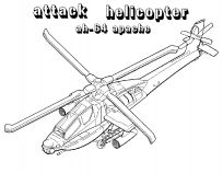 malowanki helikopter do druku online 