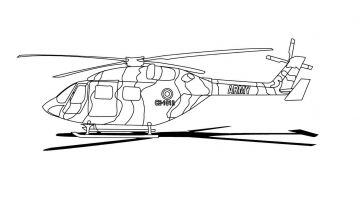 malowanki helikopter do druku za darmo 1