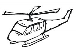 malowanki helikopter do pobrania online 