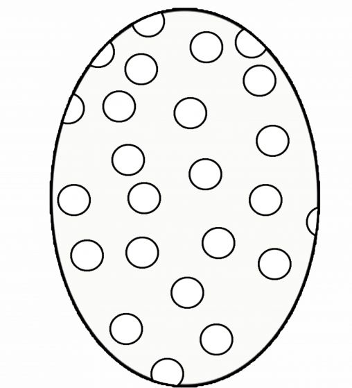 kolorowanki jajka wielkanocne do druku 1
