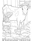 malowanki krowa do druku online 