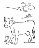 malowanki krowa do druku za darmo 2