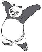 malowanki kung fu panda do druku za darmo 1