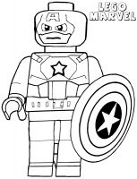 Kolorowanki Lego Marvel Super Hero