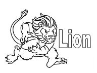 kolorowanki lwy do druku online 1
