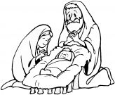 kolorowanki narodziny jezusa do druku 