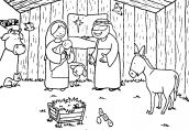 kolorowanki narodziny jezusa do pobrania online 1