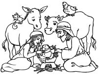 malowanki narodziny jezusa do druku online 2