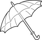 malowanki parasole do druku online 