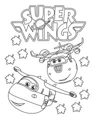 kolorowanki super wings do druku za darmo 2