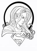 malowanki supergirl do pobrania 
