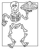 malowanki szkielety do pobrania online 1