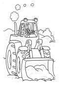 malowanki traktory do druku 