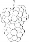 malowanki winogrona do druku online 