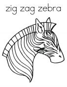 kolorowanki zebry do pobrania 2