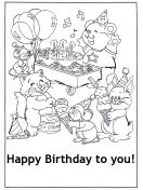 kolorowanki zyczenia urodzinowe do pobrania online 